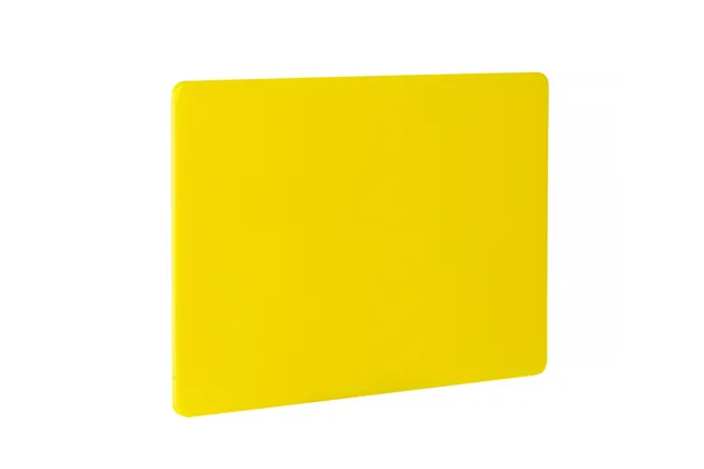 Deska do krojenia HACCP 600x400, żółty, 600x400mm, Prostokątny HENDI 827154