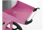 Urządzenie do waty cukrowej z wózkiem, Pastelowy różowy, 220-240V/1130W, 948x520x914mm HENDI 282809