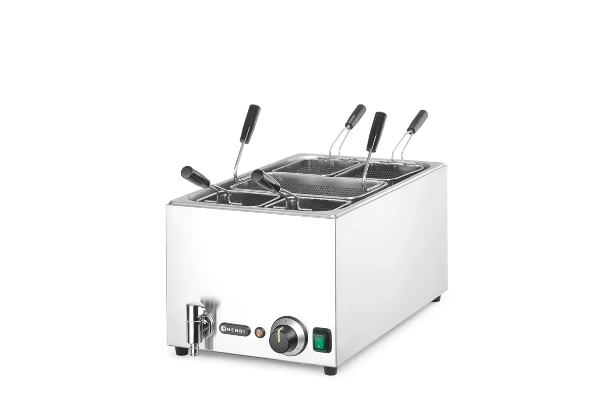 Urządzenie do gotowania makaronu, 25L, 220-240V/3500W, 601x326x279mm HENDI 240496