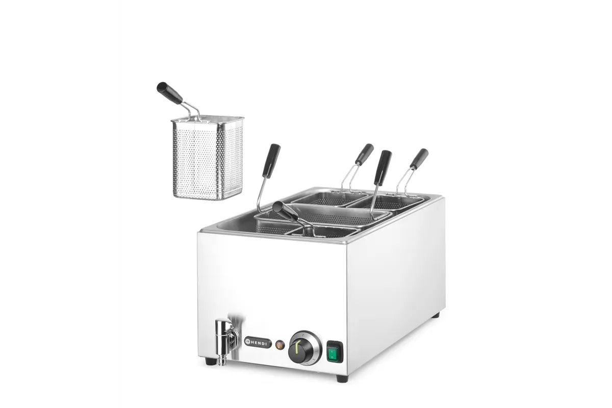 Urządzenie do gotowania makaronu, 25L, 220-240V/3500W, 601x326x279mm HENDI 240496