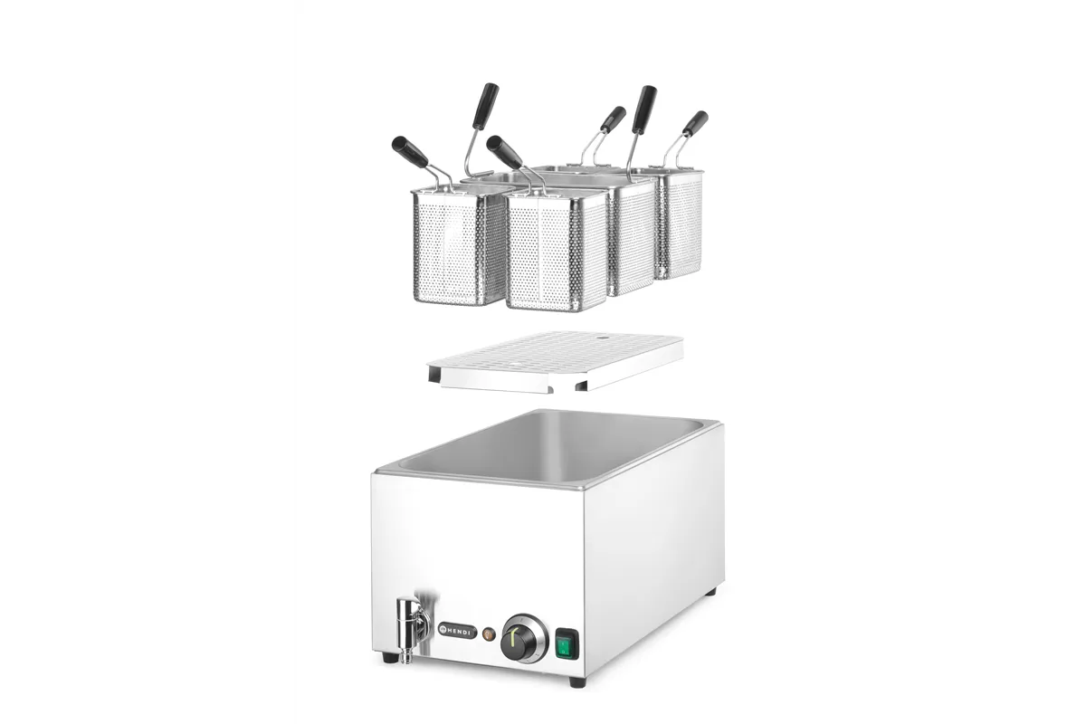 Urządzenie do gotowania makaronu, 25L, 220-240V/3500W, 601x326x279mm HENDI 240496