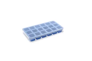 Forma do kostek lodu mini z pokrywką, niebieski, 217x114x30mm BarUp 679074