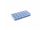 Forma do kostek lodu mini z pokrywką, niebieski, 217x114x30mm BarUp 679074