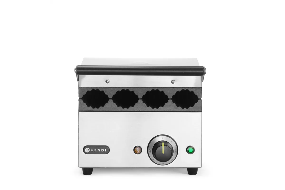 Grill kontaktowy Hot-Dog Panini, 220-240V/1800W, 385x285x254mm HENDI 263594