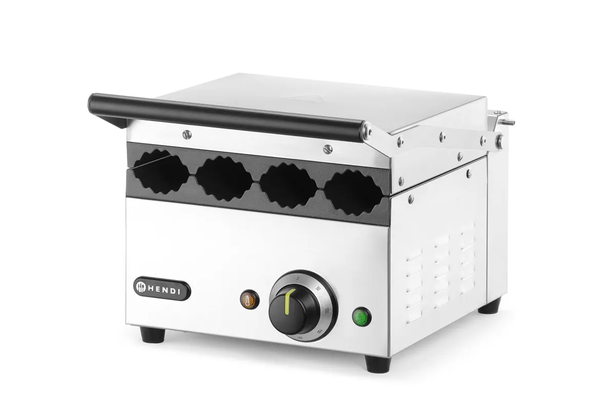 Grill kontaktowy Hot-Dog Panini, 220-240V/1800W, 385x285x254mm HENDI 263594
