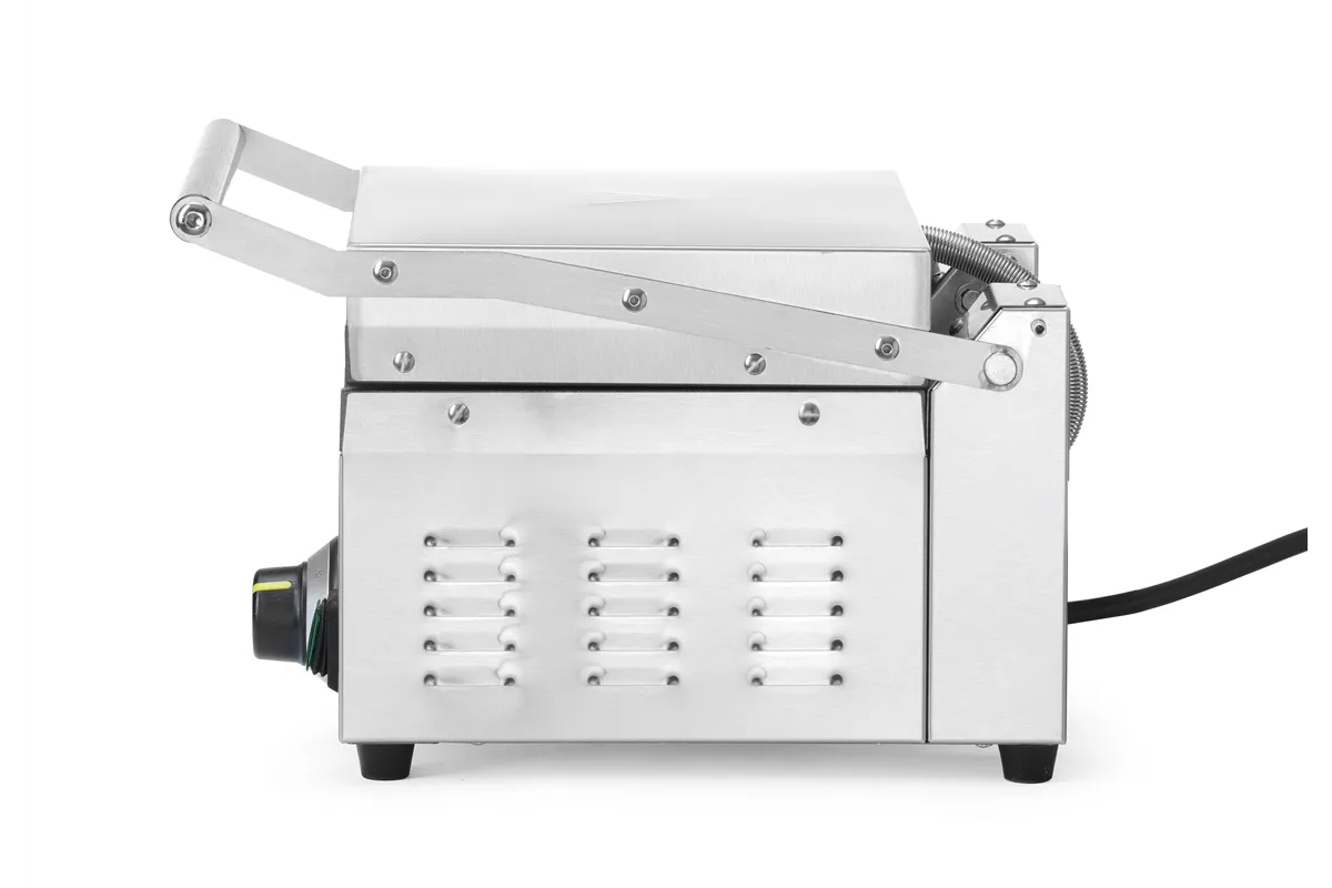 Grill kontaktowy Hot-Dog Panini, 220-240V/1800W, 385x285x254mm HENDI 263594