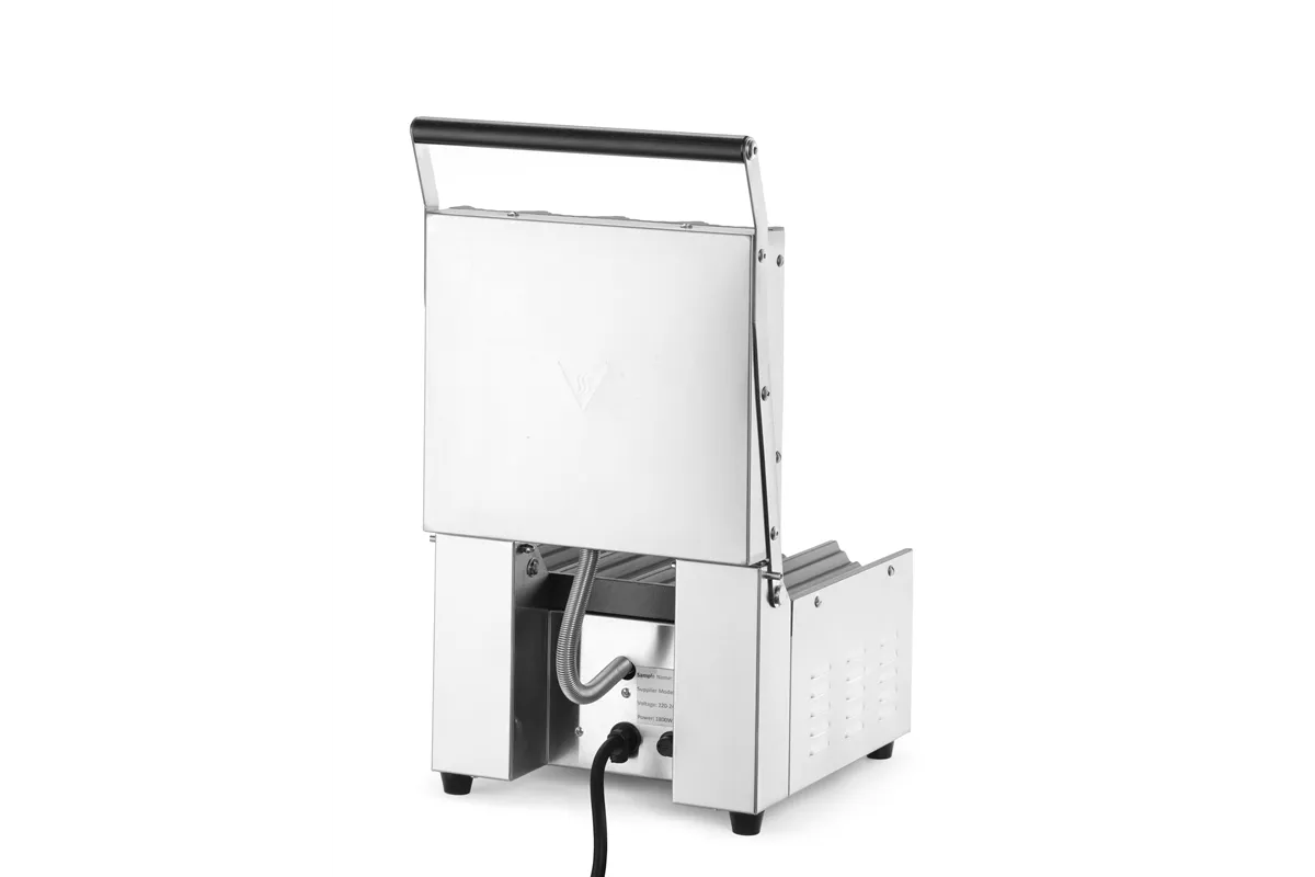 Grill kontaktowy Hot-Dog Panini, 220-240V/1800W, 385x285x254mm HENDI 263594