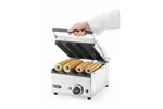 Grill kontaktowy Hot-Dog Panini, 220-240V/1800W, 385x285x254mm HENDI 263594