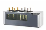 Chłodziarka do wina nastawna dwustrefowa, Cellar, czarny, 220-240V/60W, 800x350x293mm Arktic 237380