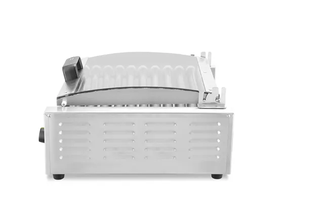 Podgrzewacz rolkowy do parówek dwustrefowy, z pokrywą, 11 rolek, 220-240V/980W, 566x527x259mm HENDI 268650