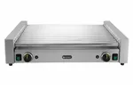 Podgrzewacz rolkowy do parówek XL - dwustrefowy, 14 rolek, srebrny, 220-240V/2000W, 732x590x168mm, Prostokątny HENDI 268674