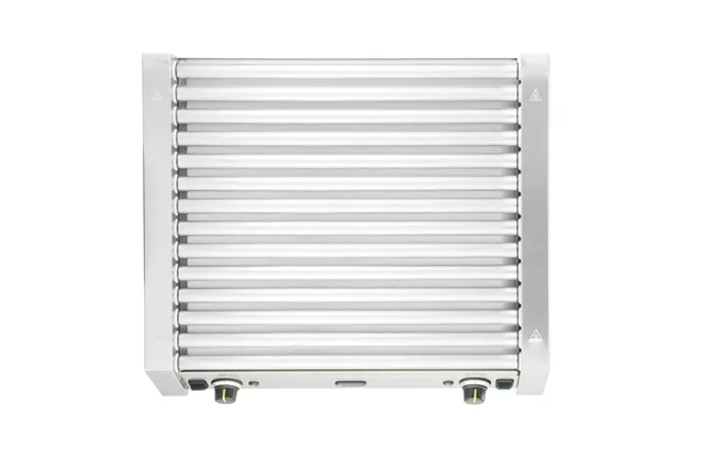 Podgrzewacz rolkowy do parówek XL - dwustrefowy, 14 rolek, srebrny, 220-240V/2000W, 732x590x168mm, Prostokątny HENDI 268674