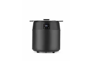Kociołek do zupy Waterless, 10l, 10L, czarny, 220-240V/450W, ⌀330x398mm HENDI 860564