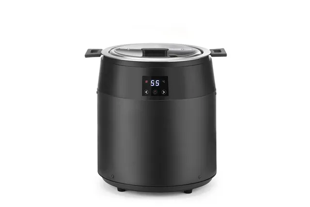 Kociołek do zupy Waterless, 10l, 10L, czarny, 220-240V/450W, ⌀330x398mm HENDI 860564