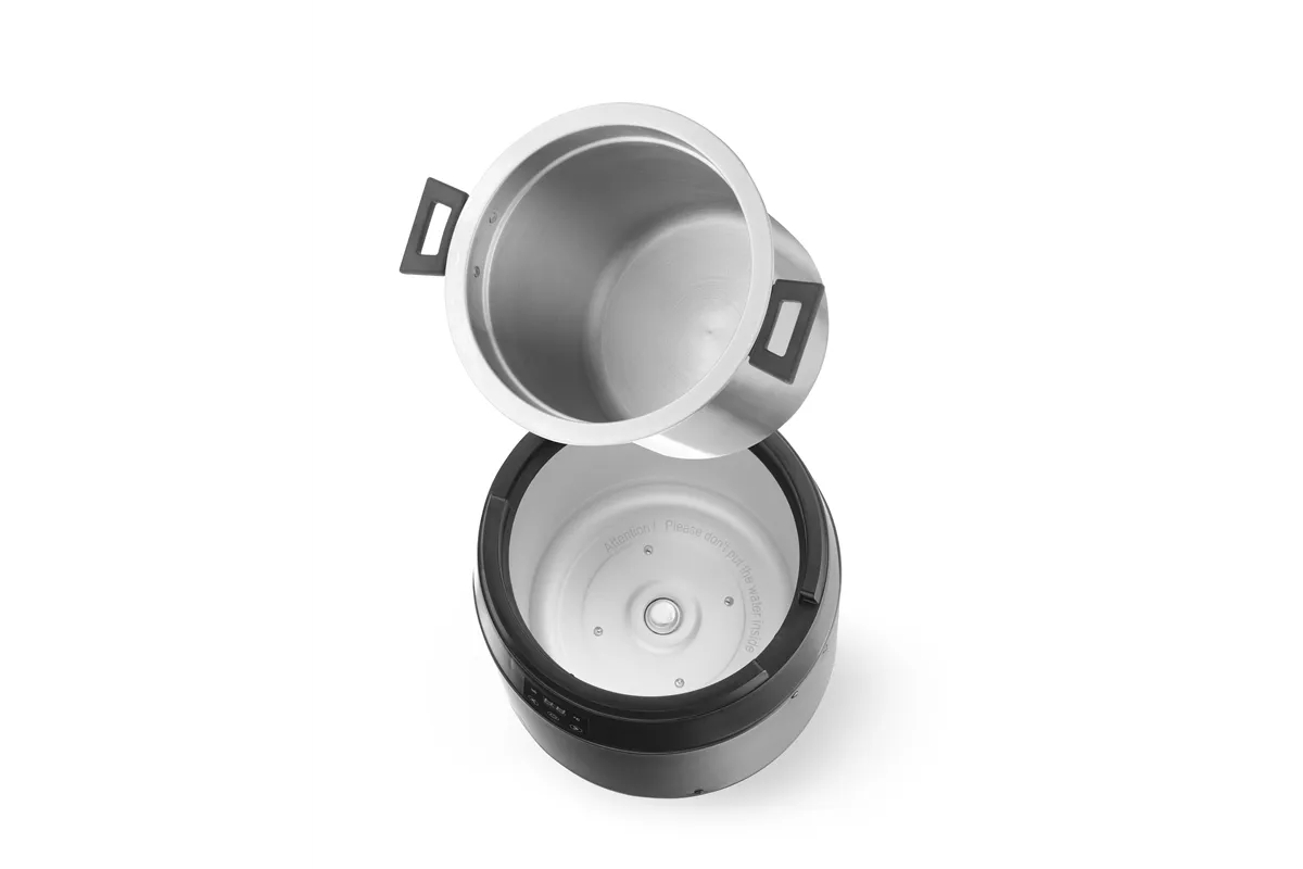 Kociołek do zupy Waterless, 10l, 10L, czarny, 220-240V/450W, ⌀330x398mm HENDI 860564