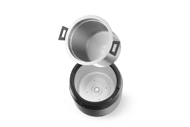 Kociołek do zupy Waterless, 10l, 10L, czarny, 220-240V/450W, ⌀330x398mm HENDI 860564