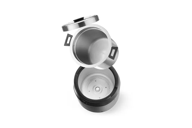 Kociołek do zupy Waterless, 10l, 10L, czarny, 220-240V/450W, ⌀330x398mm HENDI 860564