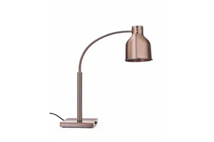 Lampa do podgrzewania potraw, giętka, miedziany, 220-240V/250W, 268x203x660mm HENDI 273753