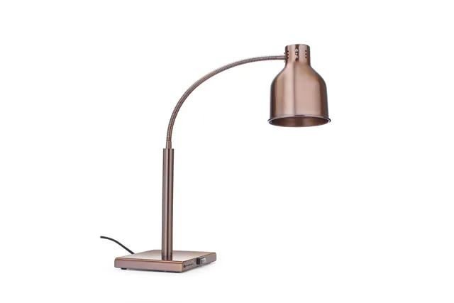 Lampa do podgrzewania potraw, giętka, miedziany, 220-240V/250W, 268x203x660mm HENDI 273753