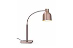 Lampa do podgrzewania potraw, giętka, miedziany, 220-240V/250W, 268x203x660mm HENDI 273753