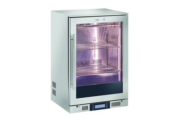 Szafa do sezonowania mięsa, podblatowa, 126L, srebrny, 230V/350W, 600x545x900mm Arktic 204979