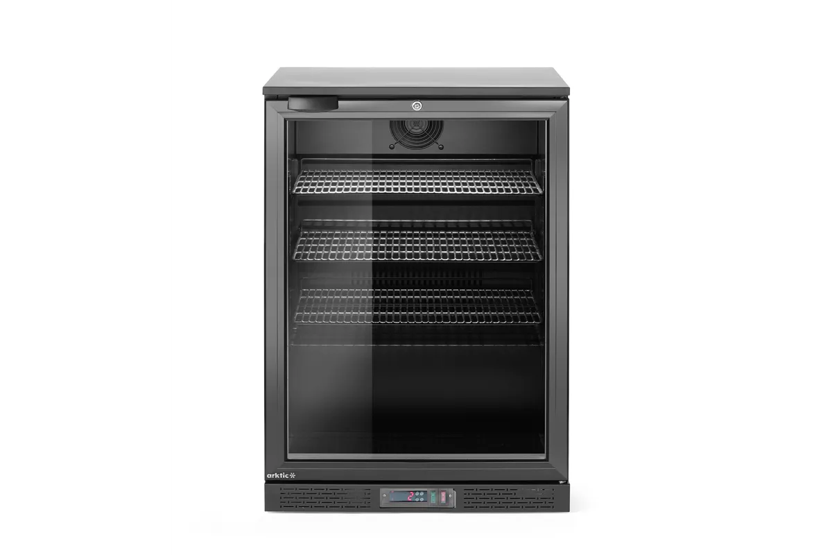 Lodówka barowa 1-drzwiowa, 105L, czarny, 220-240V/120W, 600x530x870mm Arktic 236864