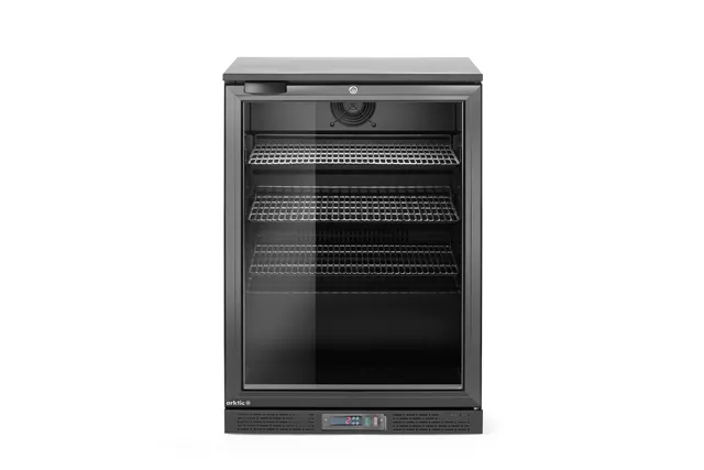 Lodówka barowa 1-drzwiowa, 105L, czarny, 220-240V/120W, 600x530x870mm Arktic 236864