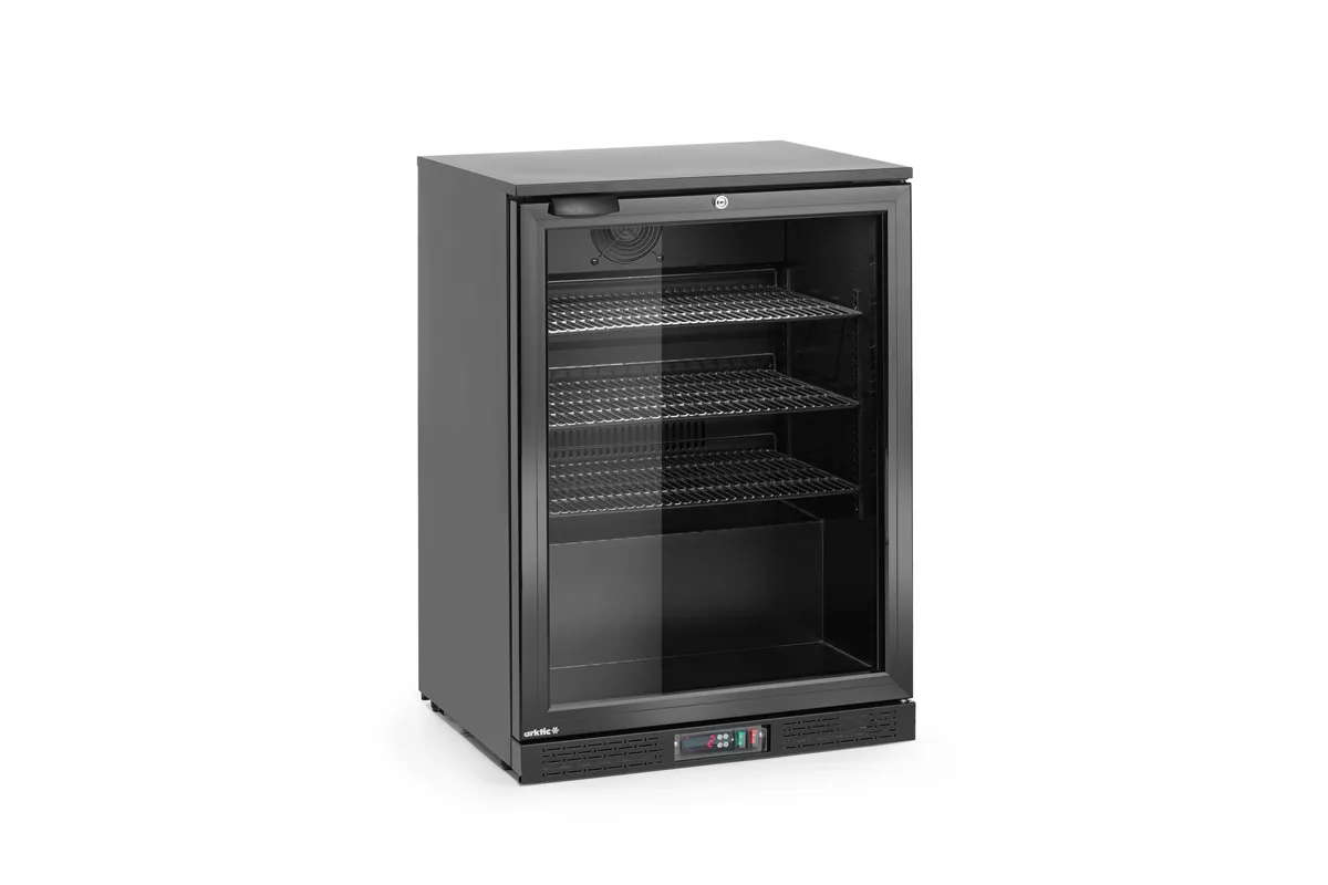 Lodówka barowa 1-drzwiowa, 105L, czarny, 220-240V/120W, 600x530x870mm Arktic 236864