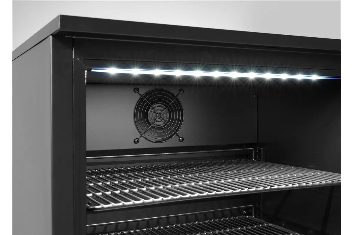 Lodówka barowa 1-drzwiowa, 105L, czarny, 220-240V/120W, 600x530x870mm Arktic 236864