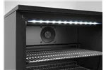 Lodówka barowa 1-drzwiowa, 105L, czarny, 220-240V/120W, 600x530x870mm Arktic 236864