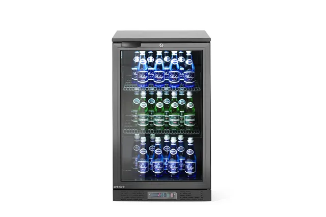 Lodówka barowa 1-drzwiowa, 86L, czarny, 220-240V/120W, 500x530x870mm Arktic 236871