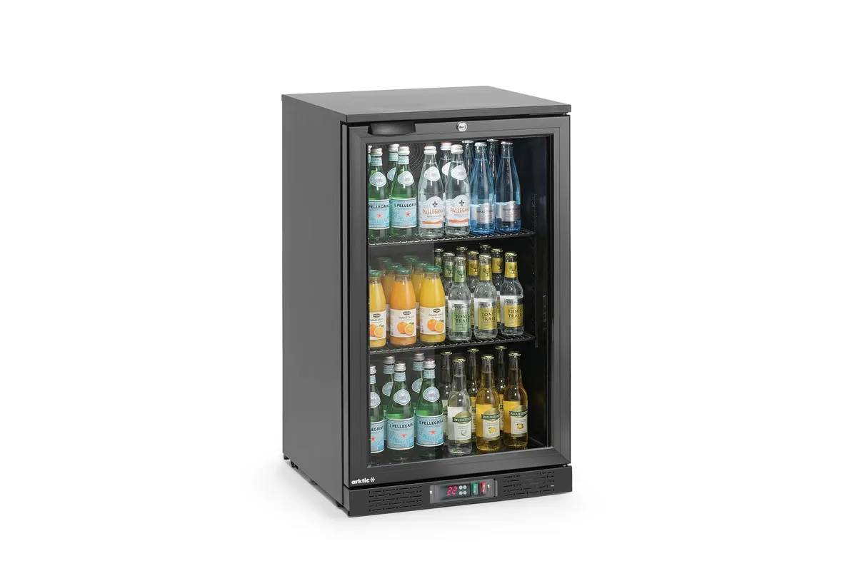 Lodówka barowa 1-drzwiowa, 86L, czarny, 220-240V/120W, 500x530x870mm Arktic 236871