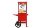 Urządzenie do popcornu z wózkiem, czerwony, 220-240V/1155W, 940x510x1553mm HENDI 282830