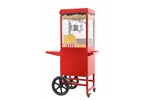 Urządzenie do popcornu z wózkiem, czerwony, 220-240V/1155W, 940x510x1553mm HENDI 282830