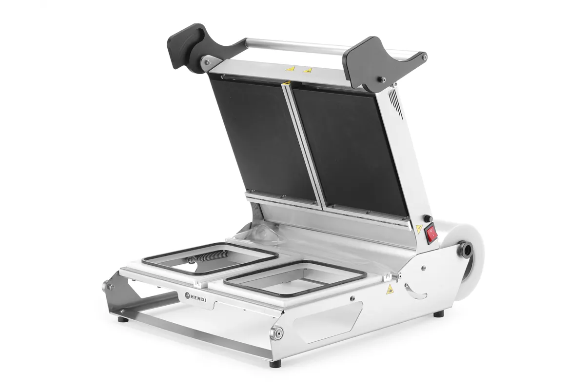 Zgrzewarka do tacek DUAL, 230V/1400W, 653x487x190mm HENDI 297315