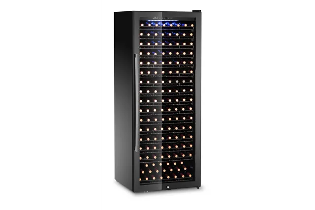 Lodówka do wina, 1-strefowa, na 224 butelki, 542L, czarny, 685x700x1833mm Arktic 237144