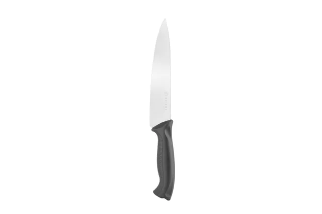 Zestaw noży z ostrzałką, czarny, 380mm HENDI 842683