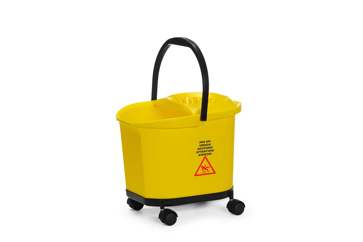 Wiadro do mopa, 16L, żółty, 405x296x340mm HENDI 873397