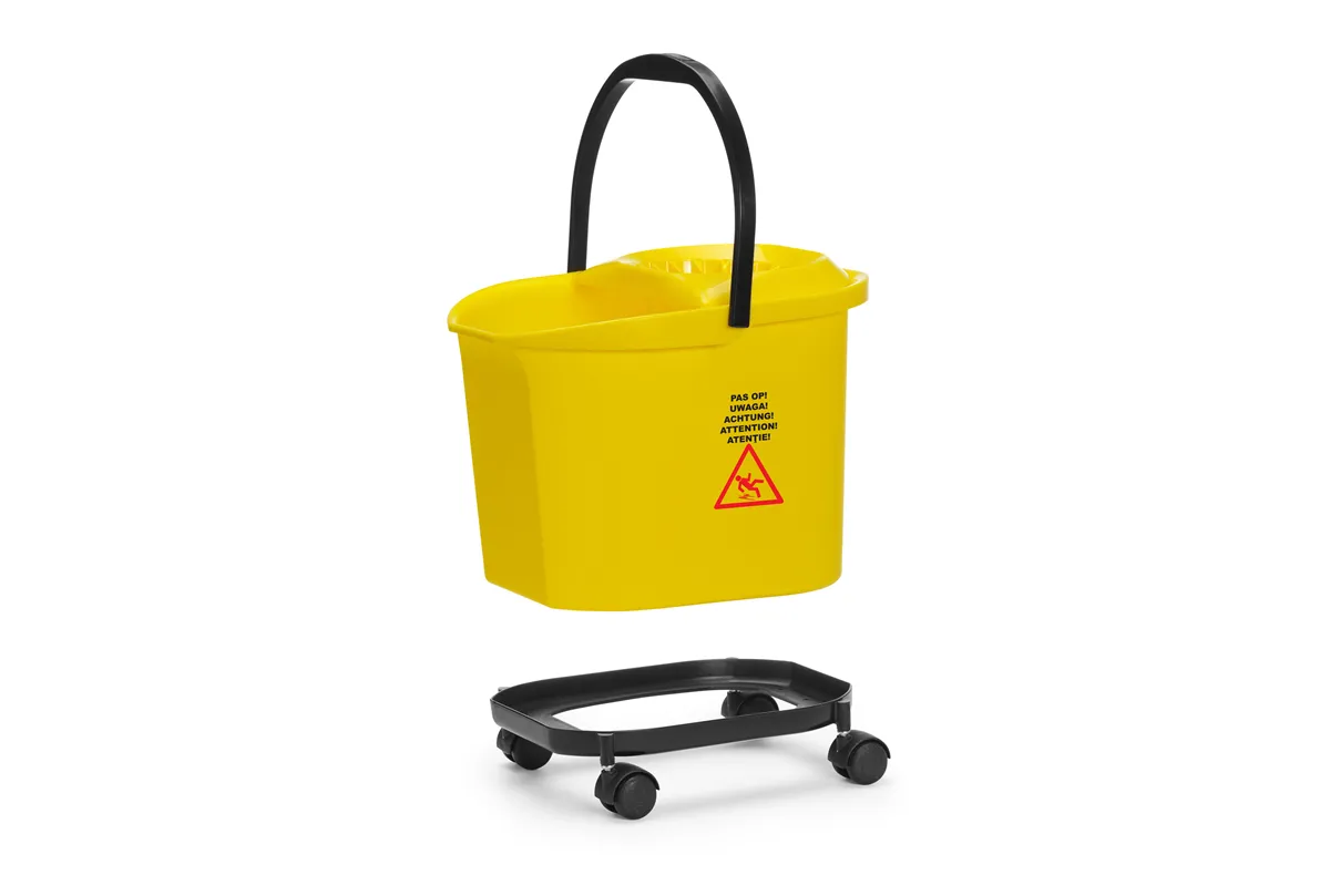 Wiadro do mopa, 16L, żółty, 405x296x340mm HENDI 873397