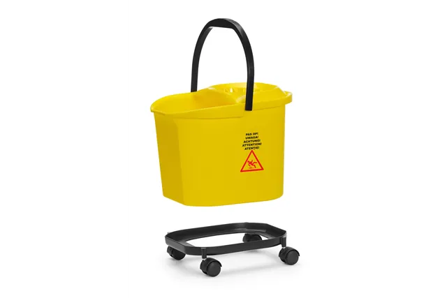 Wiadro do mopa, 16L, żółty, 405x296x340mm HENDI 873397