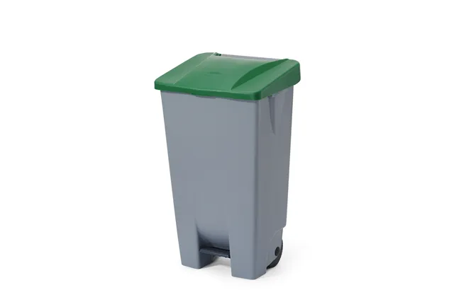 Kosz na śmieci, 120L, jasnoszary, 510x425x875mm HENDI 873458