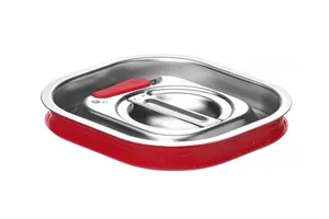 Pokrywka do pojemników GN z uszczelką silikonową, Kitchen Line, GN 1/6, 156x142mm HENDI 807651