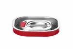 Pokrywka do pojemników GN z uszczelką silikonową, Kitchen Line, GN 1/6, 156x142mm HENDI 807651