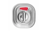 Pokrywka do pojemników GN z uszczelką silikonową, Kitchen Line, GN 1/6, 156x142mm HENDI 807651