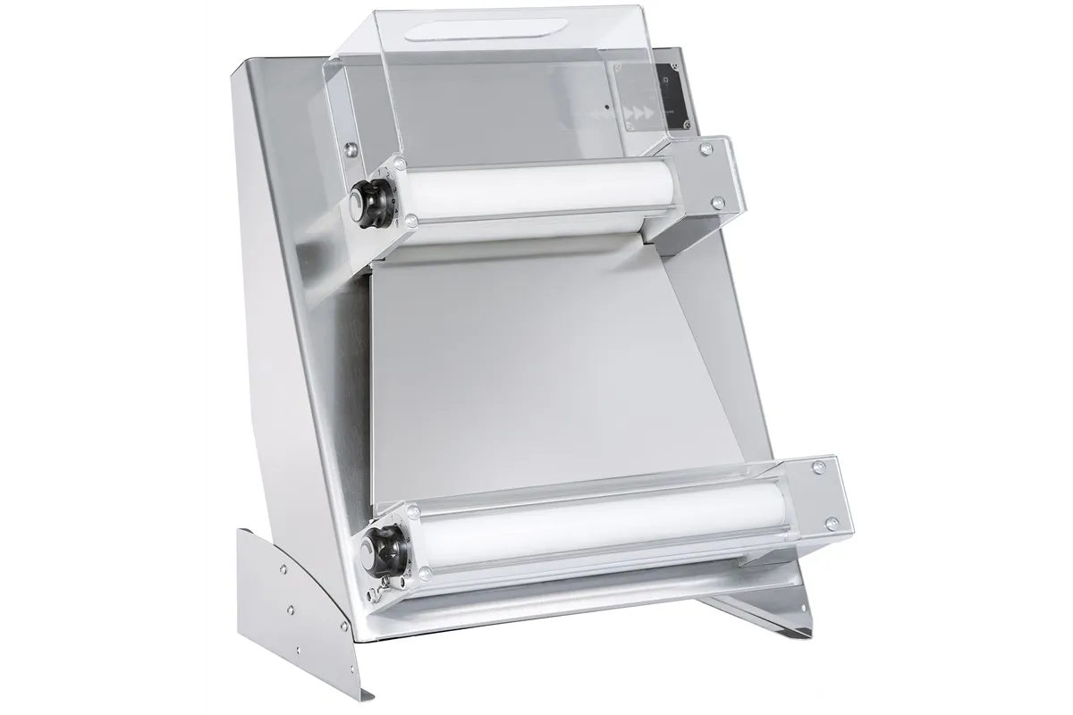 Wałkownica elektryczna do pizzy „Touch and Go” 400, waga ciasta 0,22-0,90 kg, 230V/250W, 585x435x715mm Prismafood 1D010051