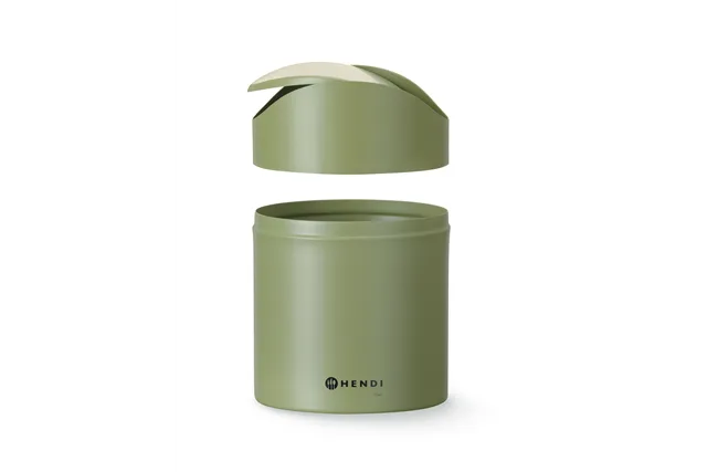 Śmietniczka stołowa, 1,2L, zielony, ⌀120x165mm HENDI 440780