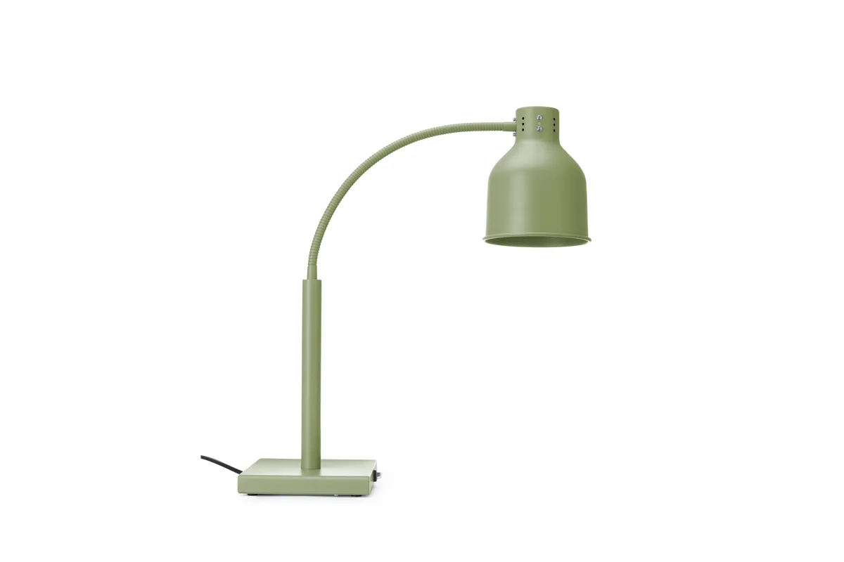 Lampa do podgrzewania potraw, giętka, zielony, 220-240V/250W, 268x203x660mm HENDI 273746