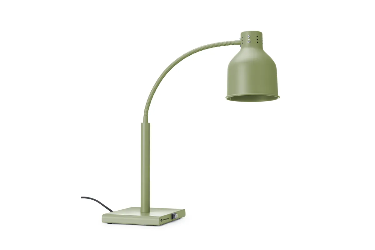 Lampa do podgrzewania potraw, giętka, zielony, 220-240V/250W, 268x203x660mm HENDI 273746