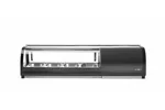 Witryna chłodnicza do sushi, W zestawie pojemniki: 4xGN1/3 40 mm, czarny, 220-240V/190W, 1177x426x296mm Arktic 274071