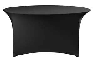 Obrus okrągły, 810996, czarny, ⌀1500x760mm HENDI 814529